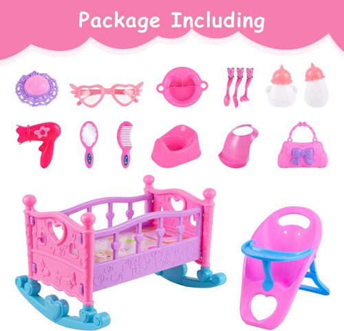 Babeside Juego De Accesorios Para Muñecas De Bebé, Juego De