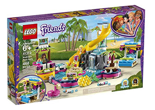 Lego Friends Andrea's Pool Party 41374 Toy Pool Building S