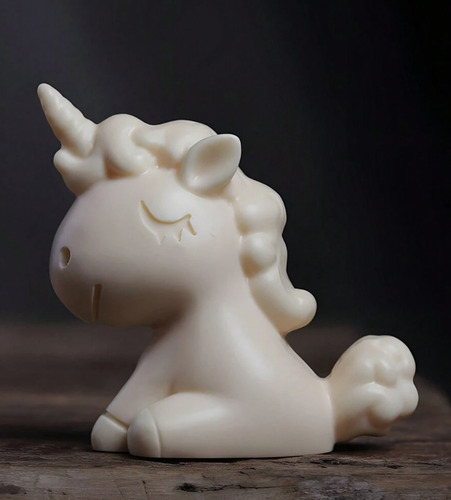 Molde Silicon Forma Unicornio 3d Vela Decoración