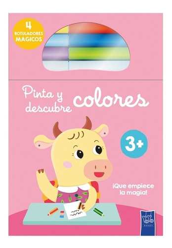 Pinta Y Descubre Colores Vaca - Yoyo (libro) - Nuevo