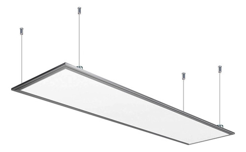 Panel Led 120x30 Cm Plafon 50w Blanco Neutro Kit Colgar