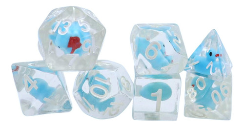 7 Piezas De Dados De Juego De Varios Lados, Juego De Dados,