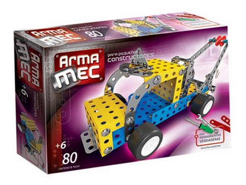 Mecano Arma Mec Caja Chica 80 Piezas Ploppy 586600