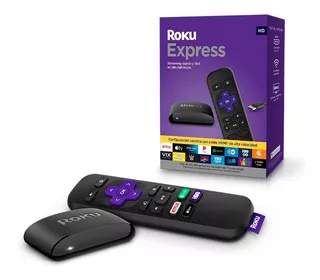 Roku Express 3930 Full Hd 32mb Negro 512mb De Memoria Ram