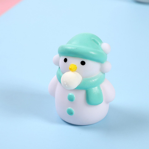 5 Navidad Escupir Burbuja Relajante Juguete Muñeco De Nieve