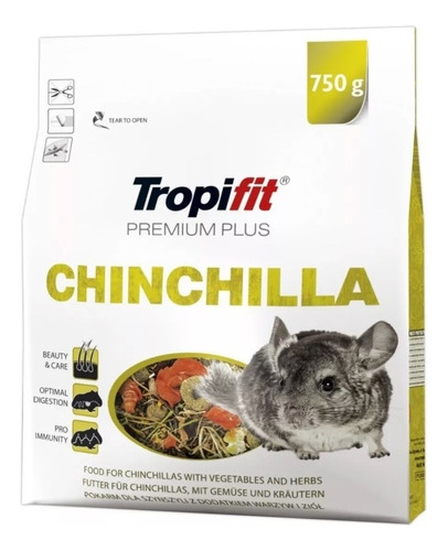 Alimento Premiumplus Cereal/ Alfalfa P/chinchilla 750g Sunny