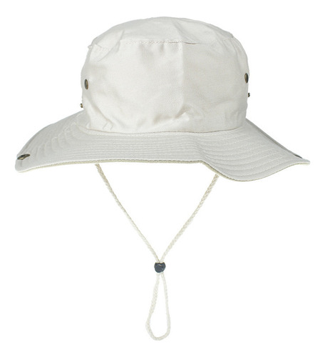 Sombrero De Sol De Algodón Monocromático, Sombrero De Cubo