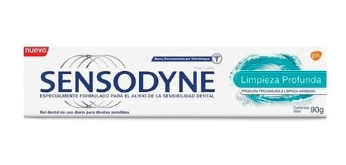 Sensodyne Limpieza Profunda Pasta Dental Dentífrico 90g