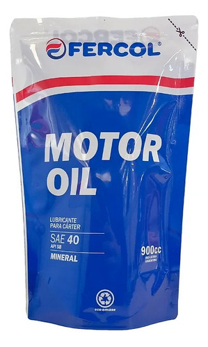 Pack X 16 Aceite Fercol Motor Oil Sae 40 Mineral