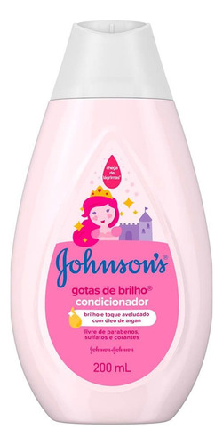 Condicionador Gotas de Brilho Johnson's Baby 200ml