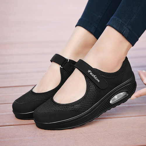 Zapatos Planos Transpirables De Suela Suave, Zapatos Cómodos