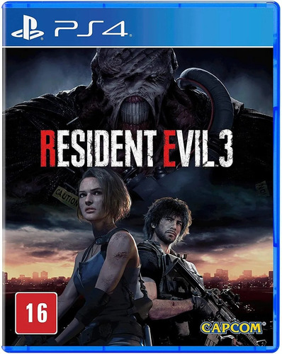 Resident Evil 3 Remake Ps4 Mídia Física Novo Pronta Entrega