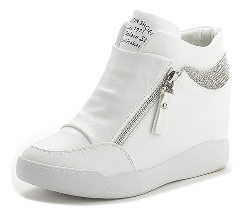 Zapatillas De Deporte Con Cuña Para Mujer,zapatos Informales