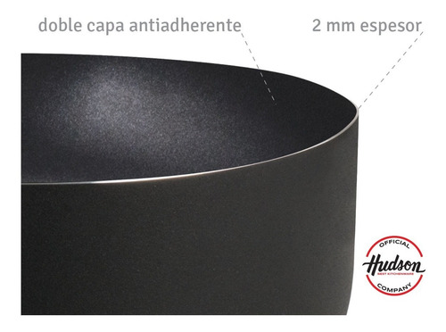 Cacerola Hudson Antiadherente 18 Cm Aluminio
