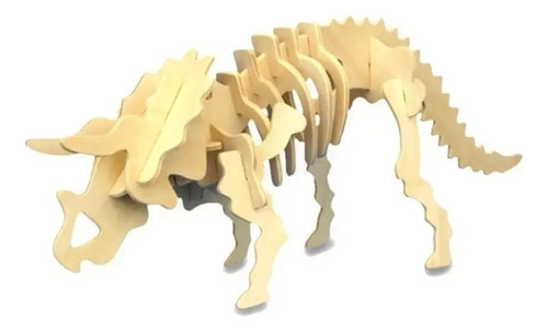 2 Rompecabezas 3d , De Madera, Dinosaurio, Puzzle