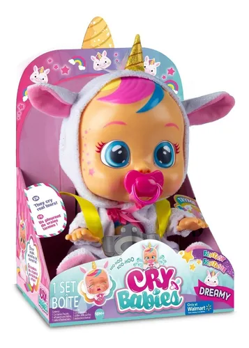 Cry Babies Muñeca Unicornio Bebés Llorones Dreamy Unicorn.