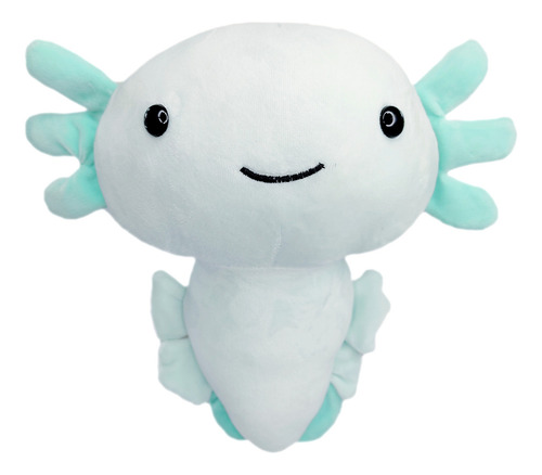 Peluche De Ajolote Esponjoso Color Agua Super Suave