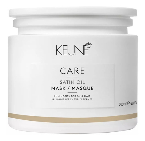 Máscara Keune Care Satin Oil 200ml + Brinde