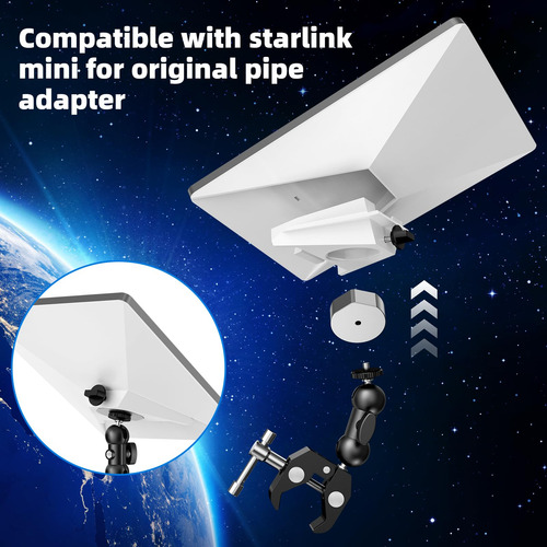 Starlink - Mini Soporte Para Caravana, Yate, Caravana, Baran