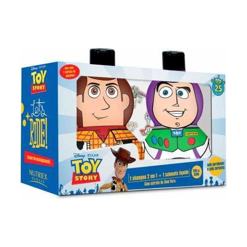 Kit Toy Story Shampoo 2 Em 1 Sabonete Liquido 250ml