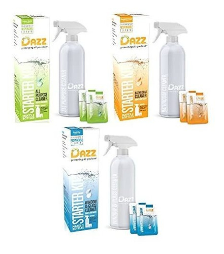 Dazz Kit De Iniciación Para Toda La Casa (3 Botellas De Spra