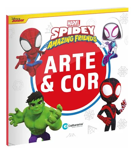 comprar Livro Desenhos Para Colorir Spidey E Seus Amigos Marvel Arte E Cor Culturama Infantil Pintar Grande