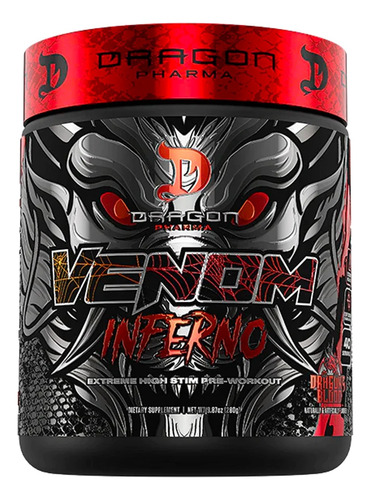 Suplemento En Polvo Dragon Pharma  Venom Inferno Pre Entreno