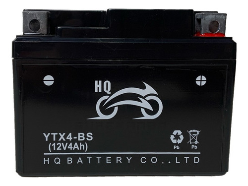 Bateria Ytx4l-bs / Btx4l / Btz5s Activada Hq