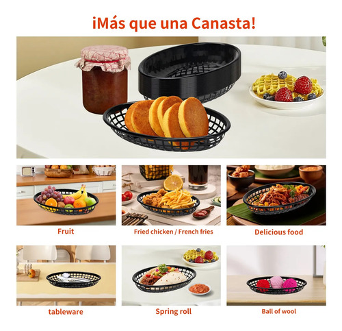 Cesta De Comida Rápida Con Alas De Hamburguesa Y Patatas Fri