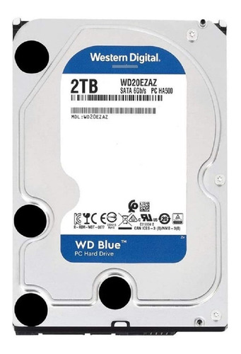 Disco Duro Interno 2 Tb O 2000 Gb Sata 3.5 Para Dvr 5900 Rpm