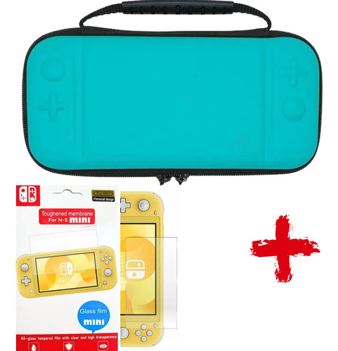 Case Capa Mini Nintendo Switch Lite + Película De Vidro Mini