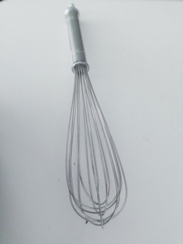 Batidor Mezclador Manual 40cm Acero Cocina Repostería Mano