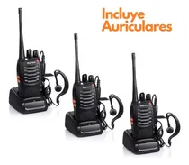 Comprar 3 Handys Walkie Talkie Baofeng 888s Completos Cargador Easyb