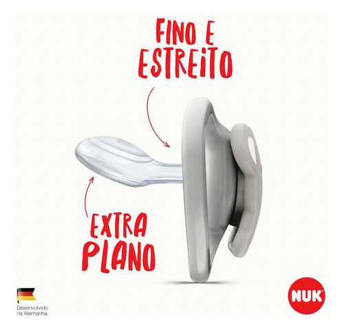 Chupeta Com Bico De Silicone Space 18+ Meses Nuk
