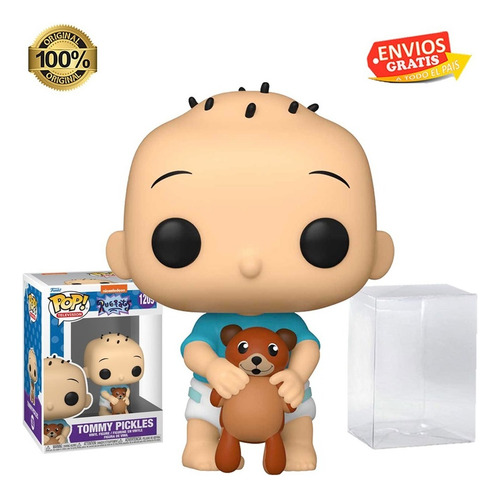 Funko Pop Tommy Pickles Rugrats 1209 Aventuras Protector