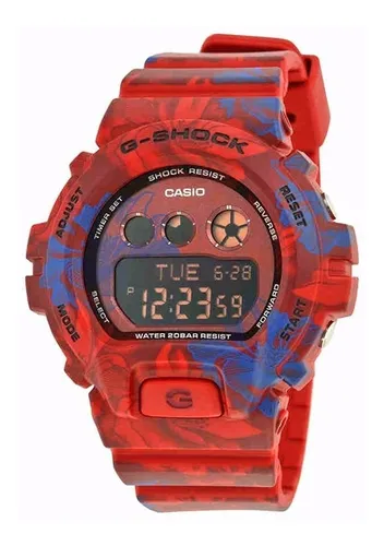 Reloj Casio G shock Gmd6900 1bf Rojo Cuotas sin inter s