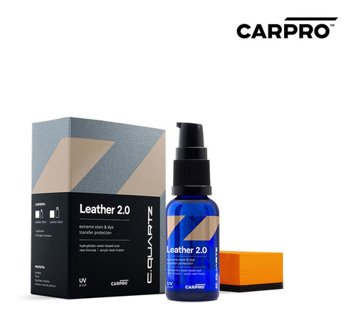 Vitrificador Para Couro Carpro Leather 2.0 Base D'água 30ml