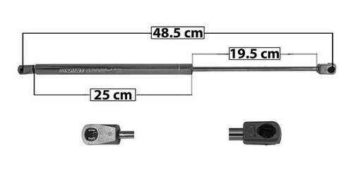 Amortiguador Vidrio Izq/der Nissan Quest 99-02 Spart