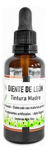 Tintura Madre Diente Leon 50cc Toxinas Retencion Liquidos