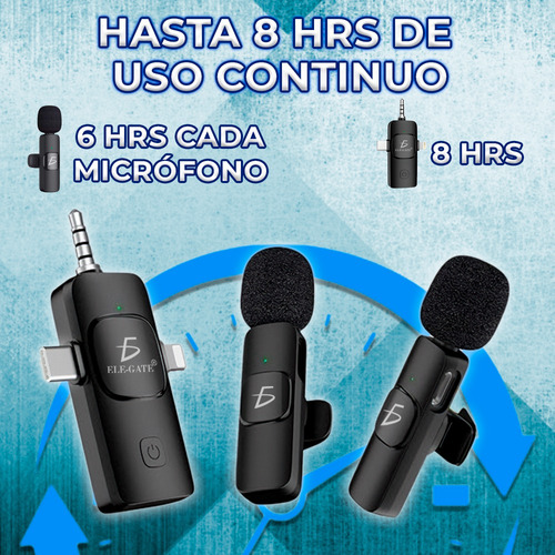 Micrófono Lavalier Inalámbrico 3 En 1 Con Reducción Ruido