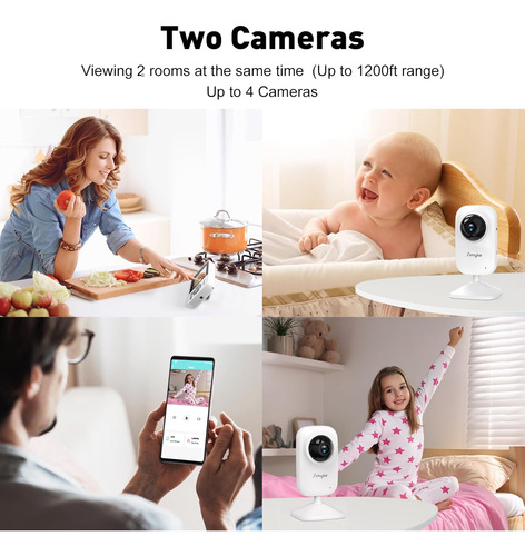 Upgrade Video Vigilabebés Con 2 Cámaras Y Audio 2.8 ...
