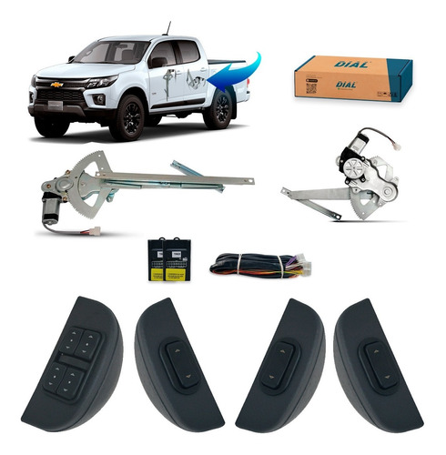 Kit Vidro Eletrico S10 Nova Blazer Compl Apos2012 Inteligent