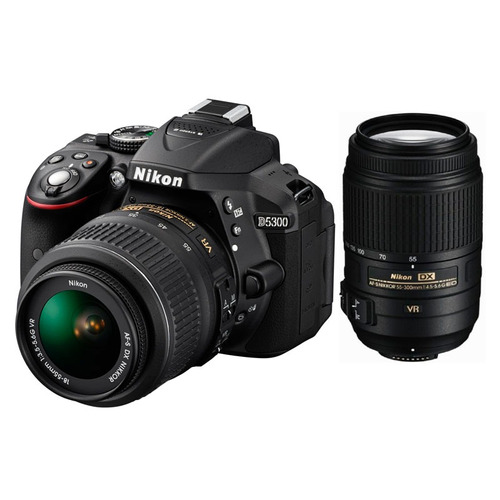 Camara Reflex Nikon D5300 Lente Af-p Vr Dx 18-55mm Y Ap-p D