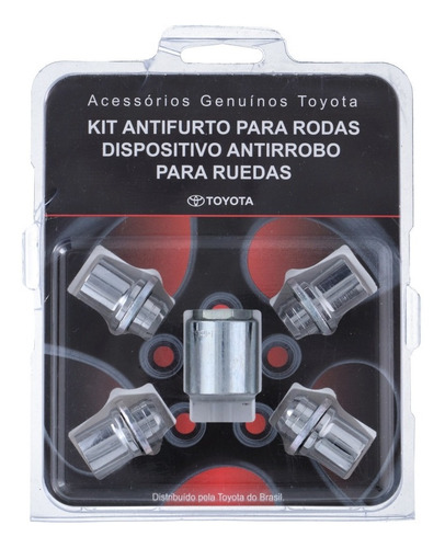 Imagen 2 de 5 de Tuercas De Seguridad Originales Toyota Corolla Cross 2021