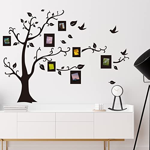 Stickers Árbol Fotográfico Familiar Salón Dormitorio Tv