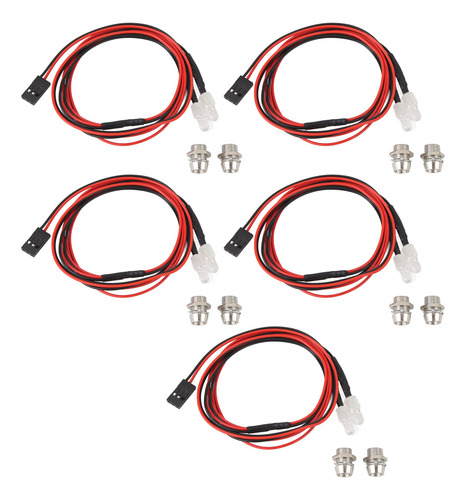Perlas Rc Led Para Coche, 5 Unidades, Universales, De Alto B