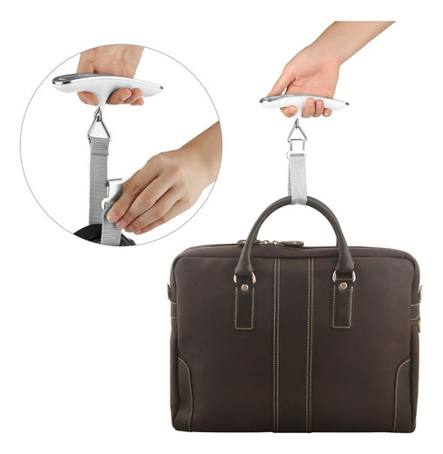 Báscula Colgante Digital De Viaje De 50 Kg Con Cordón