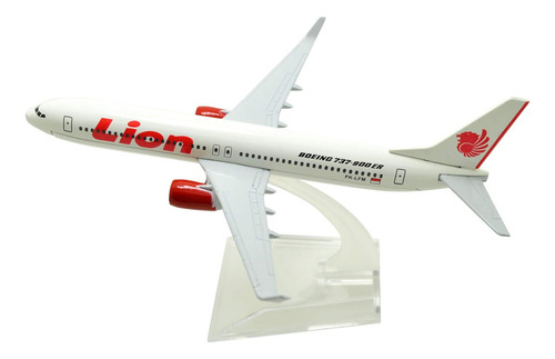 1:400 16cm B737 Lion Air Metal Airplane Model Avião Brinqued