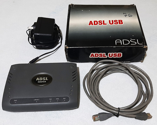 Router Adsl 1 Puerto Ethernet Completo (Usado)