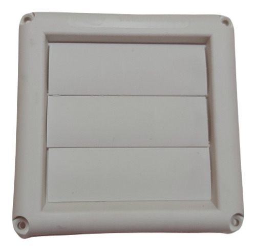 Rejilla Persiana 3 Aletas Para Ducto 5 Pulgadas Blanco